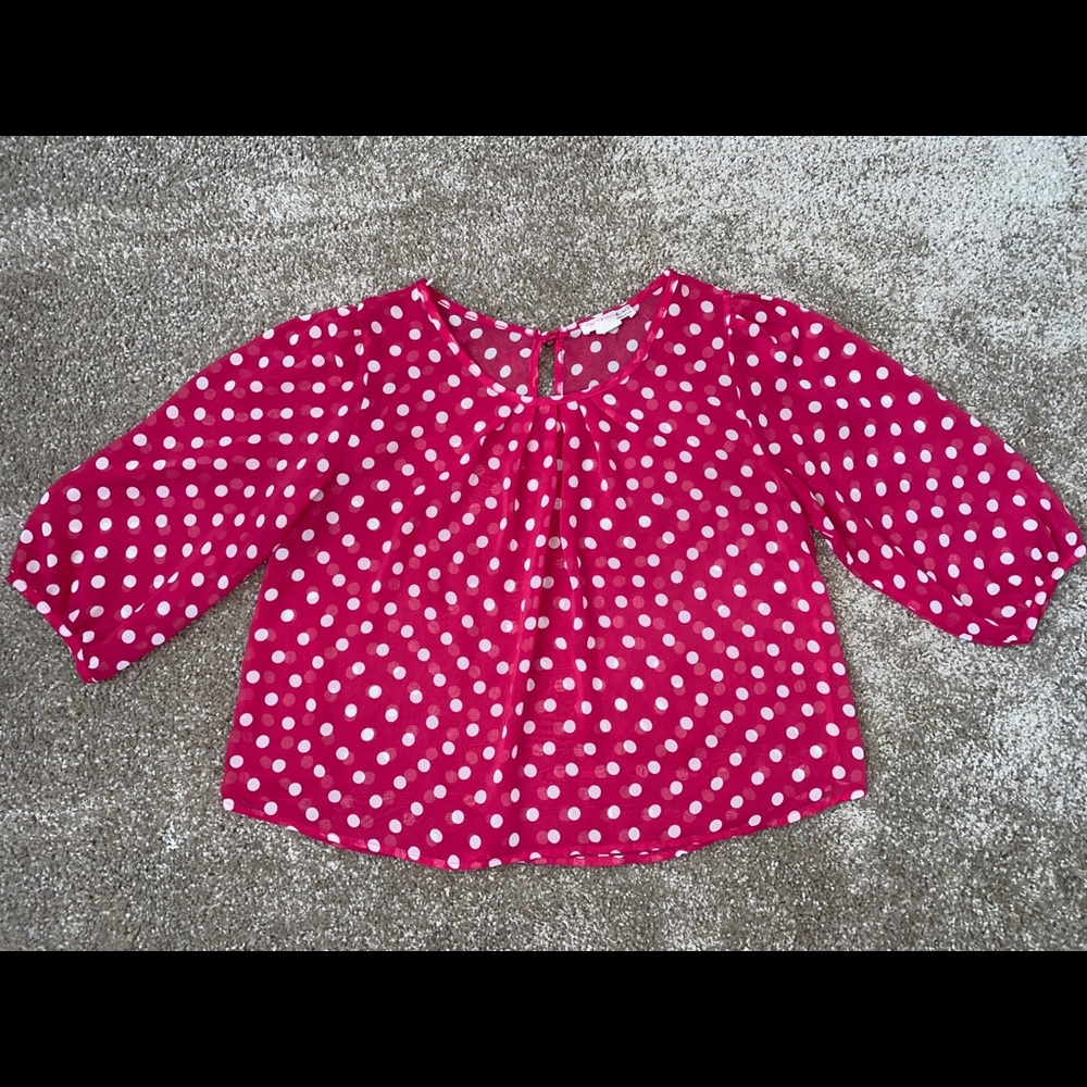 Polka Dot Blouse